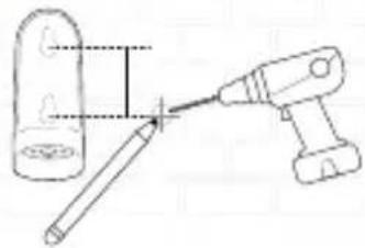 MOTOROLA PIP1200 - Wall mount the baby (camera) unit - 1