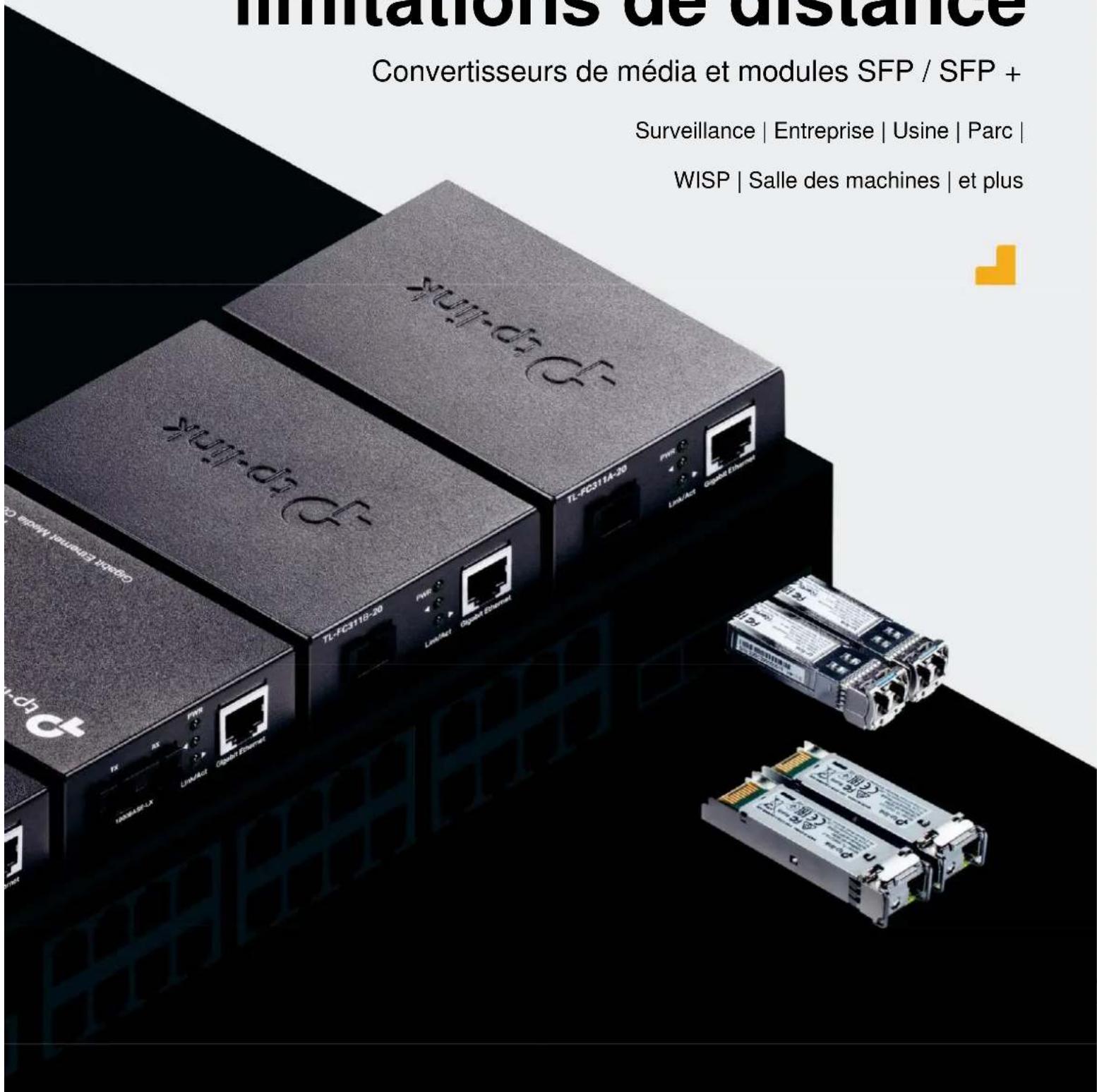 TP-LINK TLFC111PB20 - Un moyen simple et fiable de surmonter les limitations de distance - 1