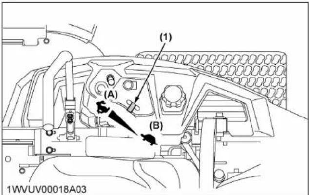 KUBOTA Z242KH - Rodage de l'embrayage de PDF - 1