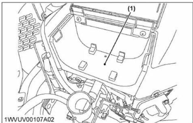 KUBOTA Z242KH - Remplacement de l'élément papier de filtre à air (Z242KW, Z252KW) - 4