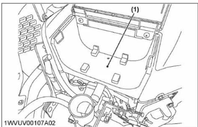 KUBOTA Z252KH - Nettoyage de l'élément papier de filtre à air (Z242KW, Z252KW) - 4