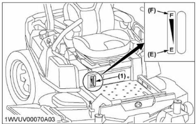 KUBOTA Z252KH - Jauge à carburant - 1