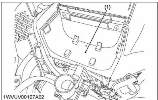 KUBOTA Z252KW - Nettoyage de l'élément papier de filtre à air (Z242KW, Z252KW) - 4