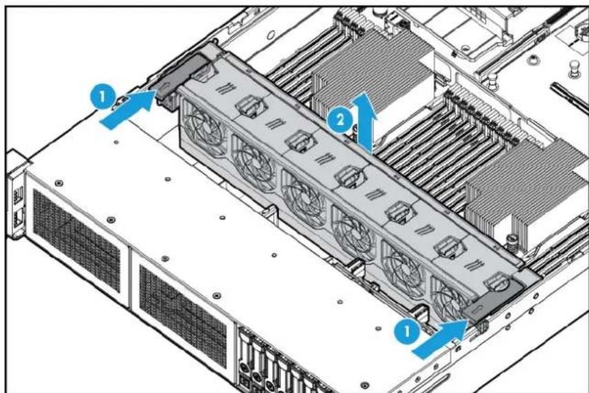 HP ScanJet 5000 s4 - Retrait de la cage de ventilateur - 1