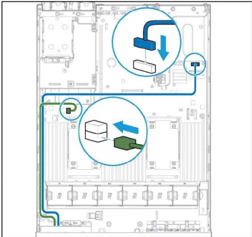 HP ScanJet 5000 s4 - Câblage de la baie de support universelle - 1