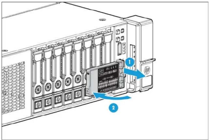 HP ScanJet 5000 s4 - Accès au module facultatif HP systems insight display - 1