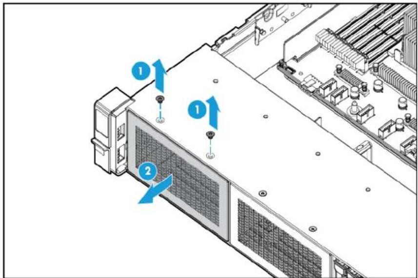 HP ScanJet 5000 s4 - Option de cage avant de huit baies de lecteur SFF pour baie 1 - 2