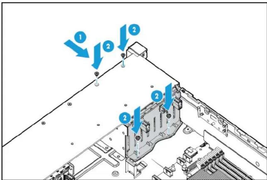 HP ScanJet 5000 s4 - Option de cage avant de huit baies de lecteur SFF pour baie 1 - 3