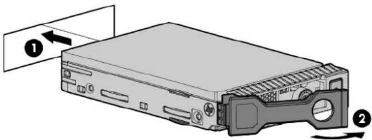 HP ScanJet 5000 s4 - Installation d'un disque dur SATA ou SAS hot-plug - 3
