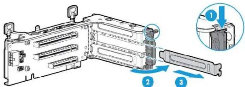 HP ScanJet 5000 s4 - Retrait d'un obturateur de connecteur d'extension - 1