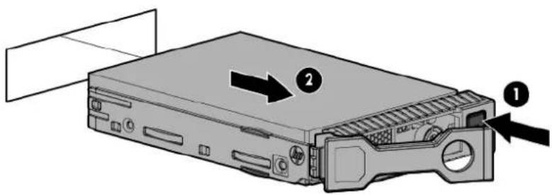 HP ScanJet 5000 s4 - Retrait d'un disque dur SATA ou SAS hot-plug - 2