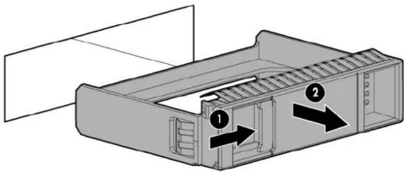 HP ScanJet 5000 s4 - Installation d'un disque dur SATA ou SAS hot-plug - 1