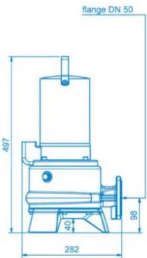 Sanibroyeur Sanipump ZPG 71 - Montagem do poço com tubo condutor Instalação com anel de suporte de piso - 3