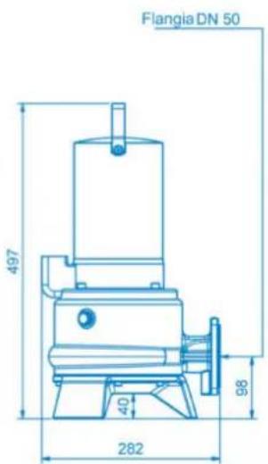 Sanibroyeur Sanipump ZPG 71 - Posizionamento con anello di supporto a pavimento - 3