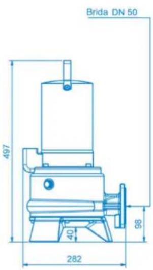Sanibroyeur Sanipump ZPG 71 - Anexo B : Dimensiones de las bombas - 3