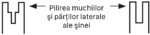 WORX WG385E.9 - Conditiiile care impun întreținerea lantului și a lamei de ghidare: - 1