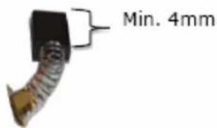 Holzmann KAP 305JL - Changer les balais de charbon - 1
