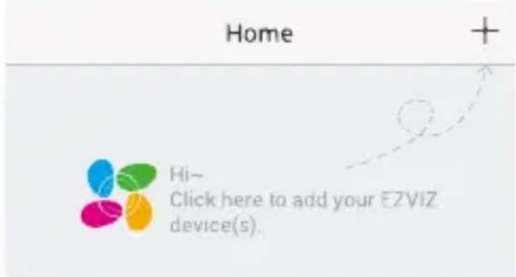 EZVIZ C3T PoE - Add a camera to EZVIZ. - 1