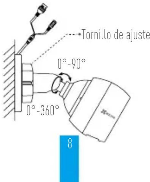 EZVIZ C3T PoE - Ajuste del ángulo de vigilancia - 1
