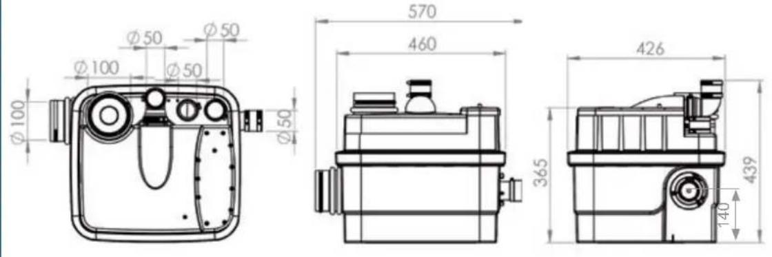 Sanibroyeur Sanicubic 1 WP - SANICUBIC®1 WP - 38