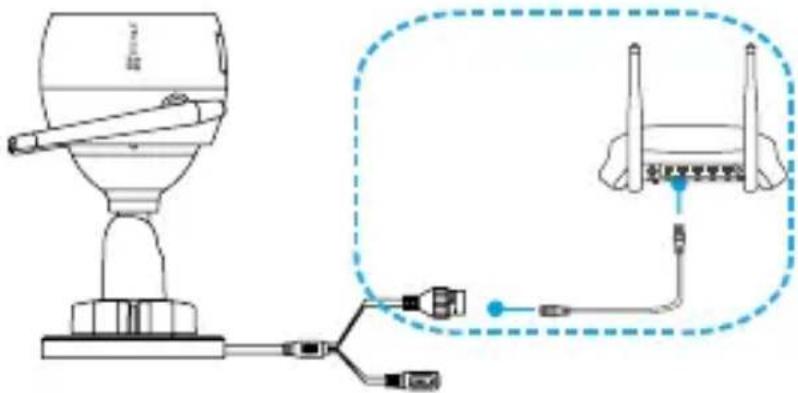 EZVIZ C3T WiFi - Choisissez la connexion réseau. - 2