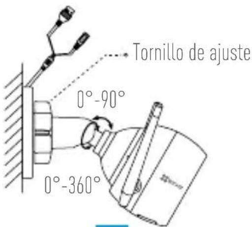 EZVIZ C3T WiFi - Ajuste del ángulo de vigilancia - 1