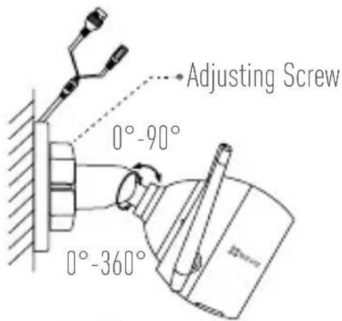 EZVIZ C3T WiFi - Adjusting the Surveillance Angle - 1