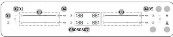 SAMSUNG NZ64B5067YY - Panneau de contrôle - 1