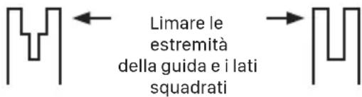 WORX WG322E.9 - Condizioni che richiedono la manutenzione della catena (7) e della barra di guida (6): - 1