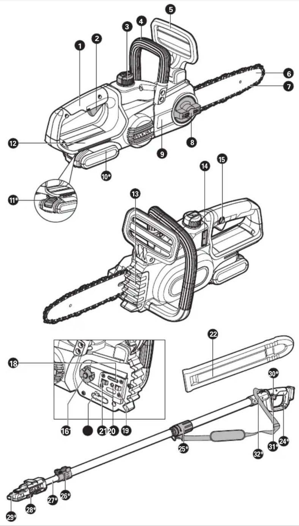 WORX WG322E.9 - 1