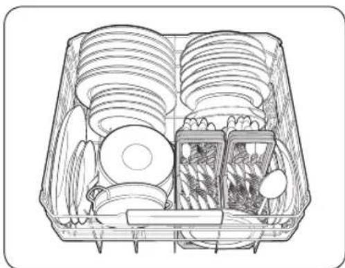SAMSUNG DW60BG850I00ET - Bandeja inferior - 2