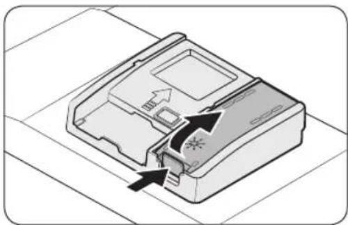 SAMSUNG DW60BG850I00ET - Einfüllen des Klarspülers - 1