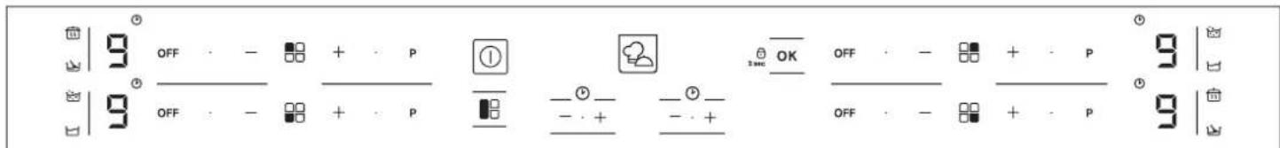 OFF - + - P OFF - + - P OFF - + - OK OFF - + - P OFF - + - P