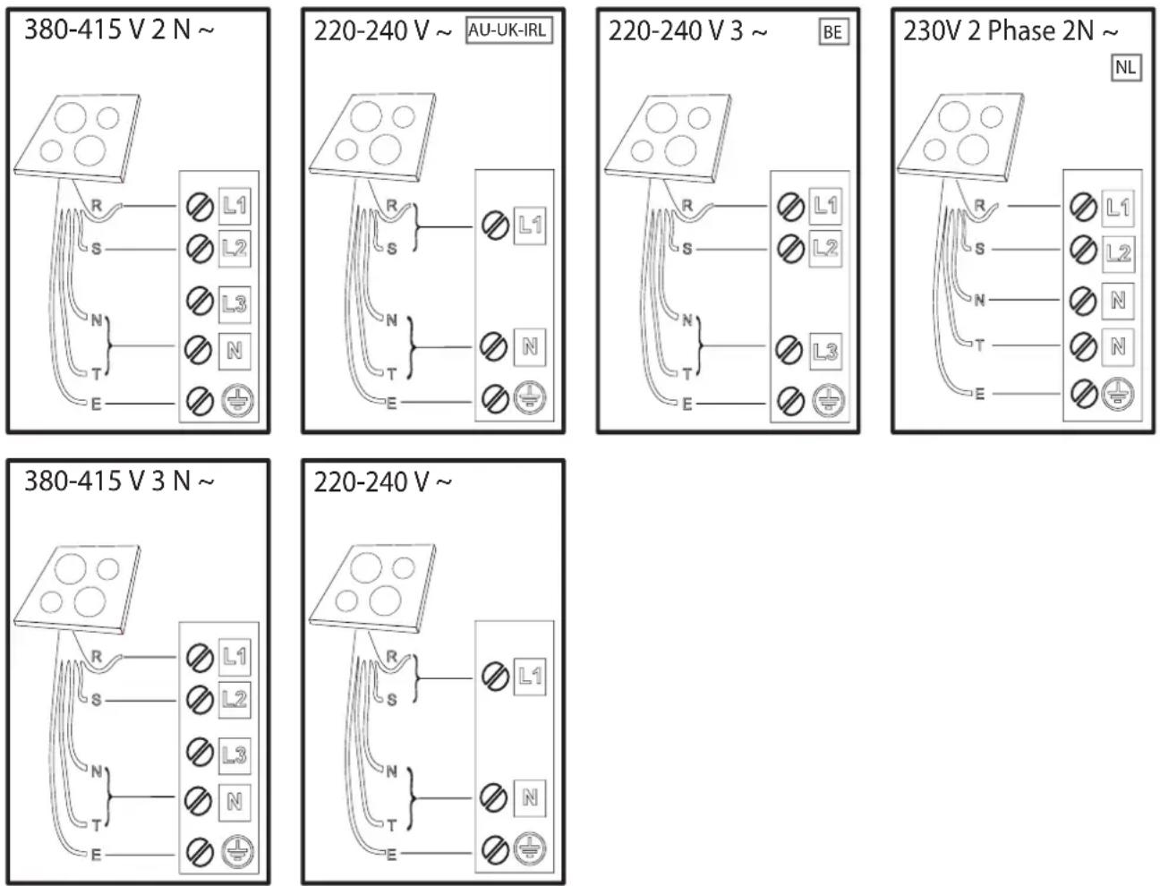 HOTPOINT HB 4860C CPNE - Branchement électrique - 1