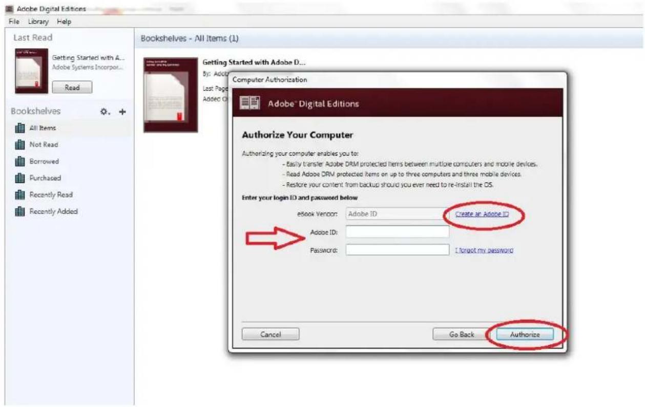 DENVER EBO635L - Transferencia mediante Adobe Digital Editions - 3