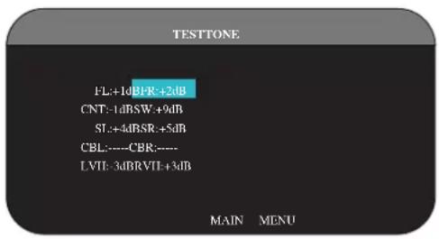 ROTEL RSP1580 - TEST TONE SETUP - 1