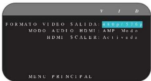 ROTEL RSP1580 - AJUSTE VIDEO/HDMI - 1