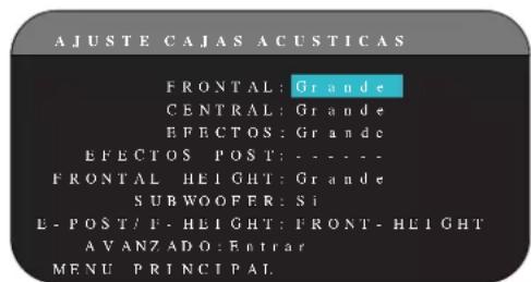 ROTEL RSP1580 - AJUSTE CAJAS ACÚSTICAS - 1