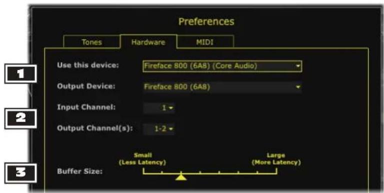 LINE 6 POD Farm 2.5 - Configuration du péripérique audio Mac® - 4