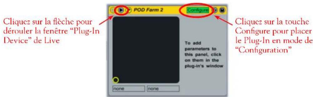 LINE 6 POD Farm 2.5 - Accès aux paramètres de POD Farm 2 dans l'application hôte pour l'automation - 3
