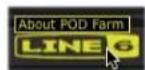 LINE 6 POD Farm 2.5 - La fenêtre "About POD Farm" - 1