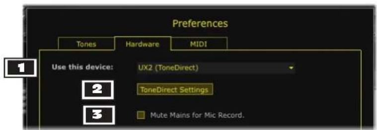 LINE 6 POD Farm 2.5 - Mode ToneDirect (Windows®) - 1