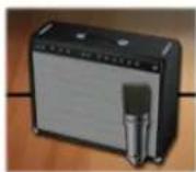 LINE 6 POD Farm 2.5 - Amplis guitare etasse dans la fenetre de trajet du signal (FTS) - 1
