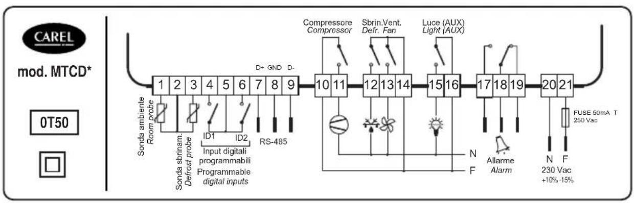 Carel MasterCella compact - Conexiones eléctricas - 2