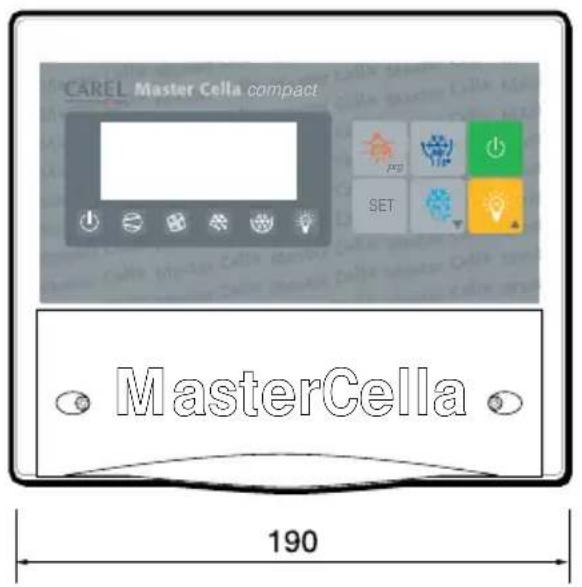 Carel MasterCella compact - Dimensioni (mm) - 1