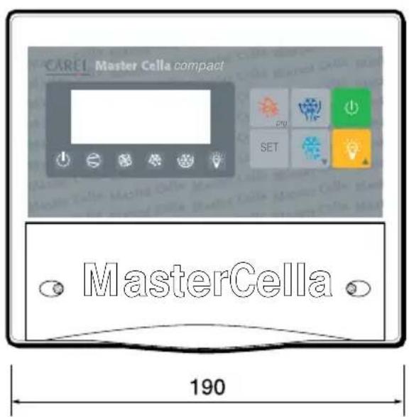 Carel MasterCella compact - Dimensiones (mm) - 1