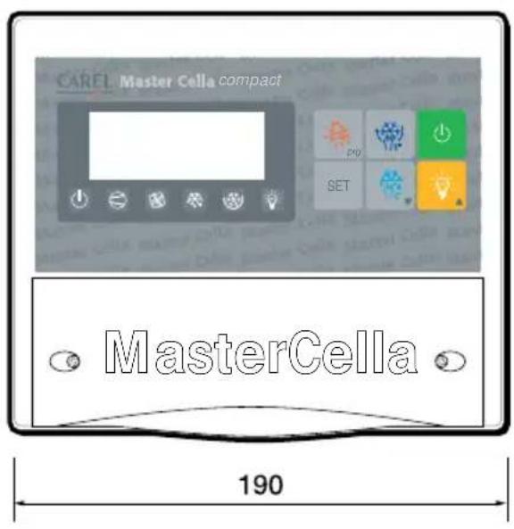 Carel MasterCella compact - Dimensions (mm) - 1