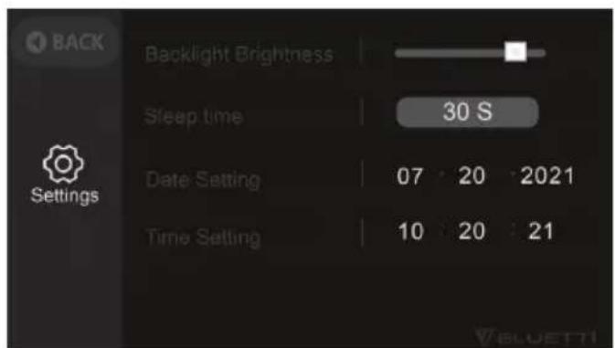 BLUETTI AC200MAX - Settings - 2