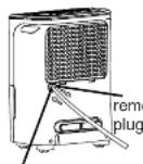 MIDEA CUBE - Removing the collected water - 1