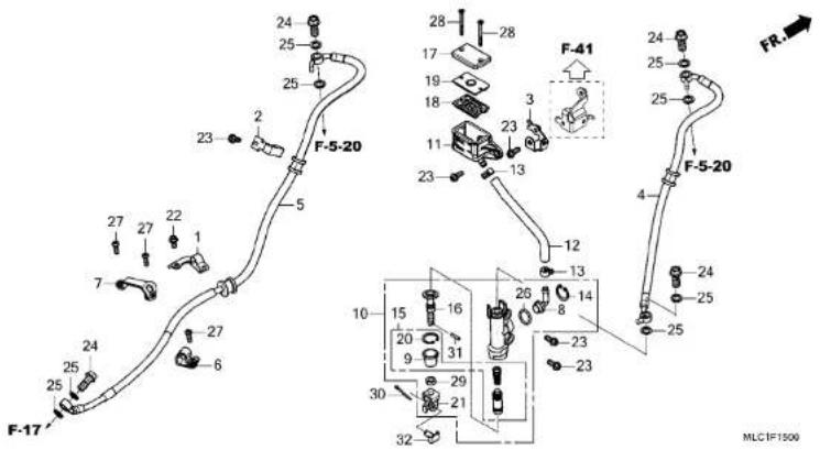Honda XL750 TRANSALP (2023) - フューエルホース／チューブとビニールチューブ、および一般用チューブの使用について - 120